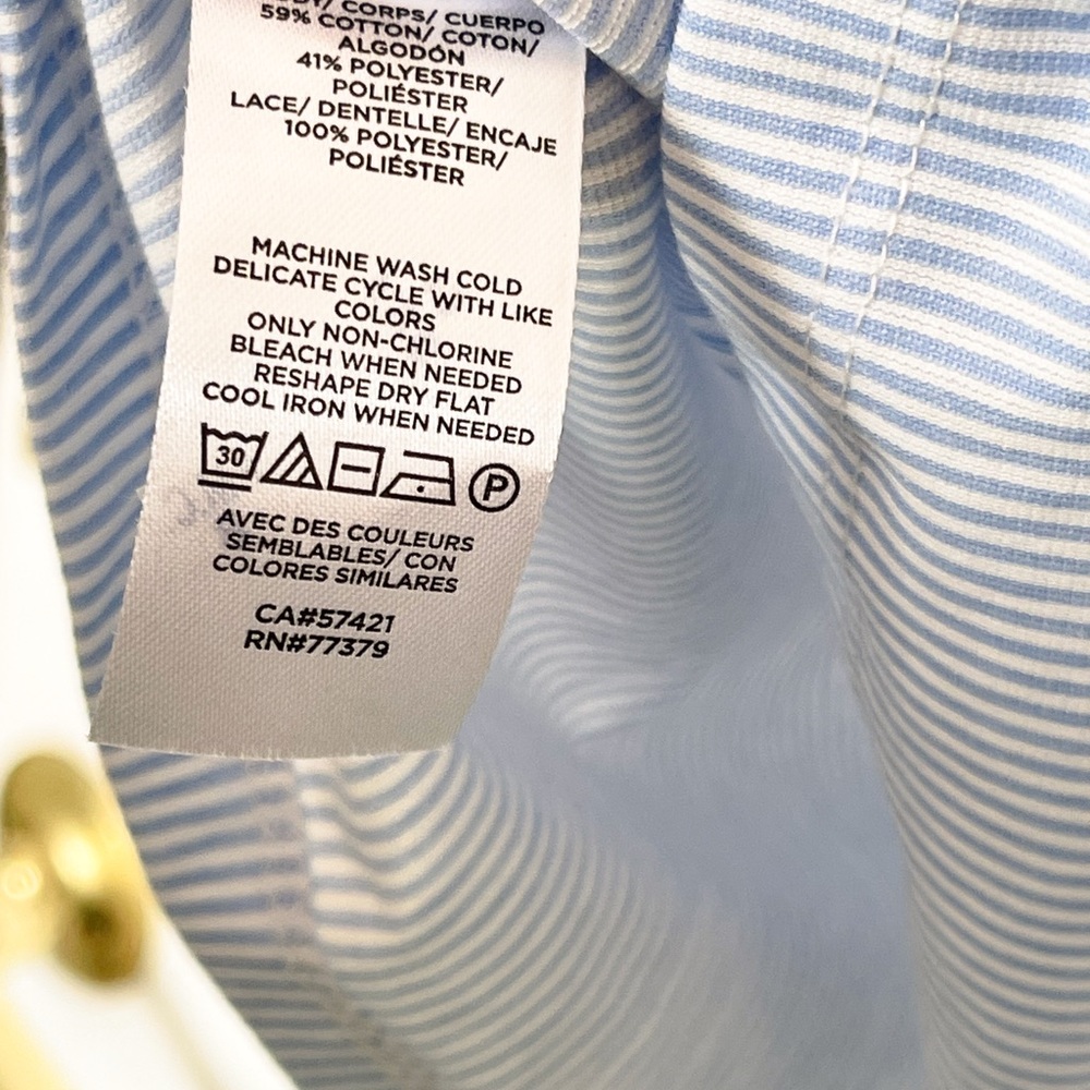 Ann Taylor Convertible Top 2-Looks-in-One Medium NEW - Picture 5 of 7
